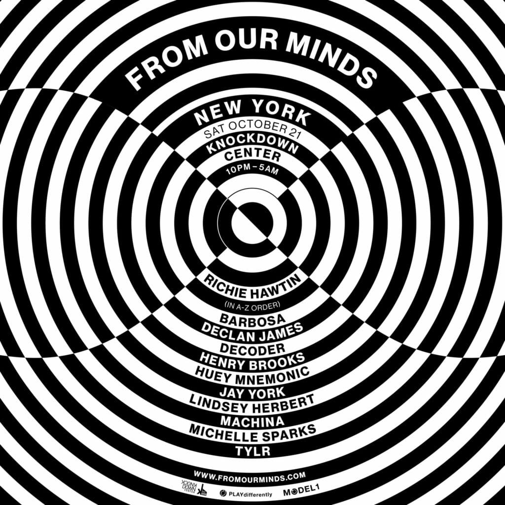 Richie Hawtin's From Our Minds Tour NYC 2023