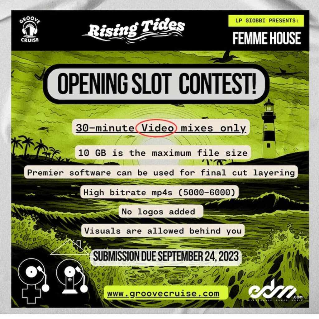 Femme House / Groove Cruise DJ Contest 2023