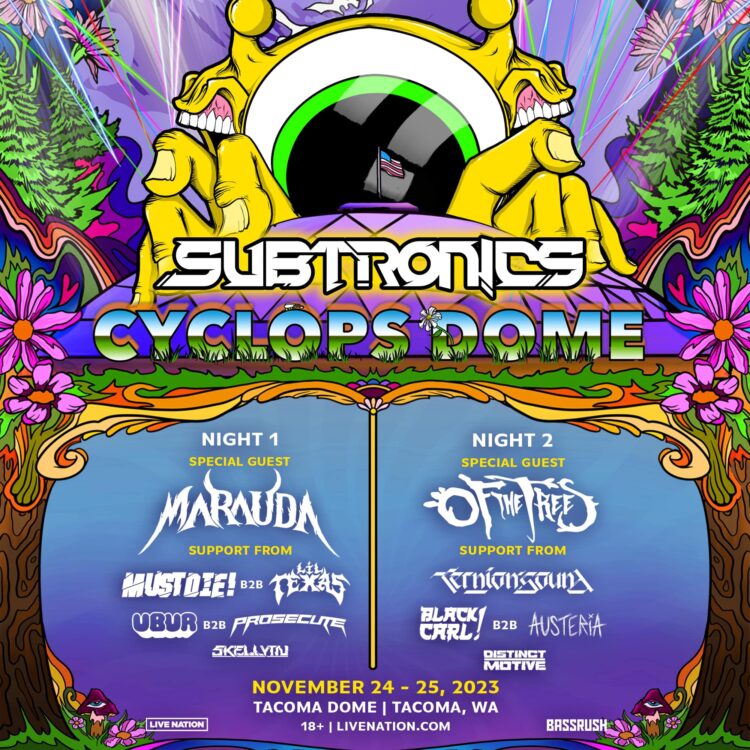 Subtronics Reveals Lineup for Cyclops Dome in EDM Identity