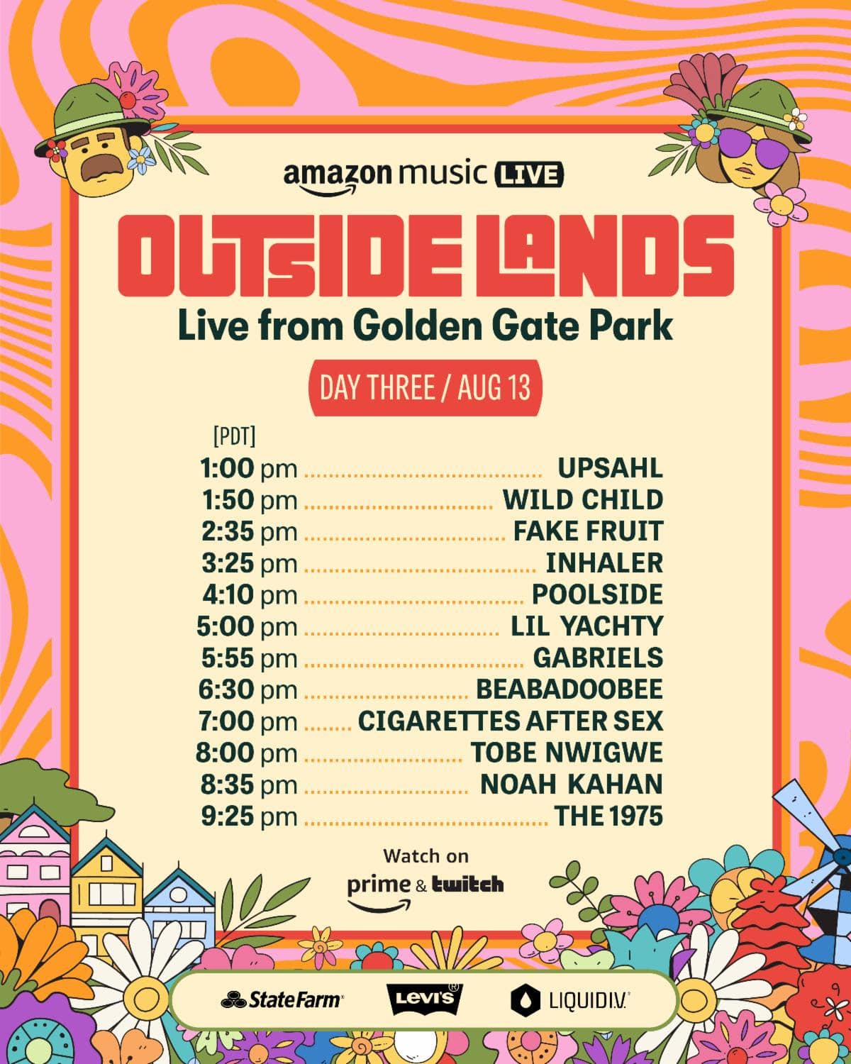 Outside Lands 2023 Live Stream Schedule & Info EDM Identity