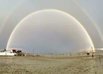 Burning Man 2023 Double Rainbow