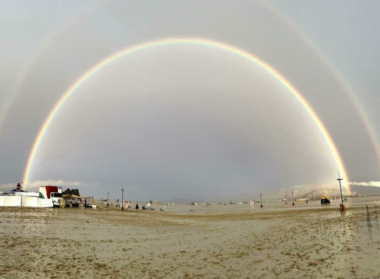 Burning Man 2023 Double Rainbow