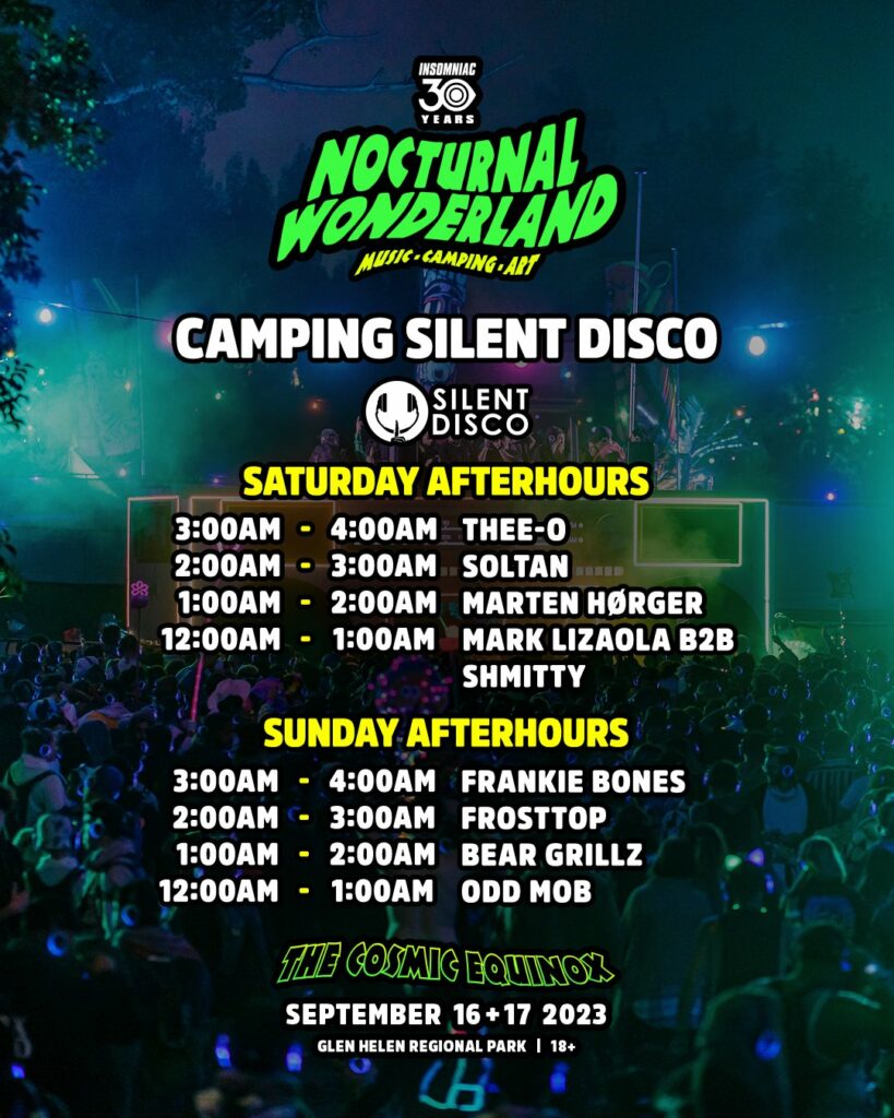 Nocturnal Wonderland, September 16+17, 2023