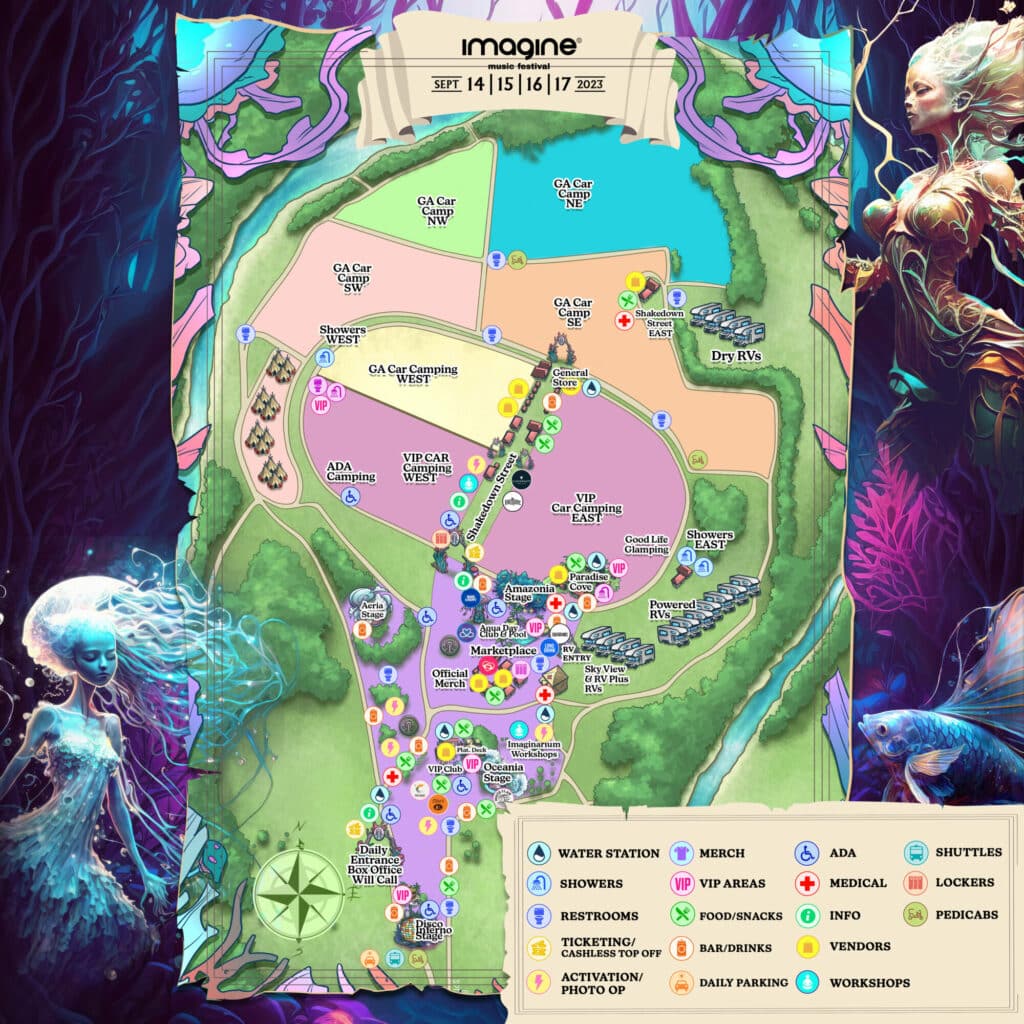 Imagine Festival 2023 Map