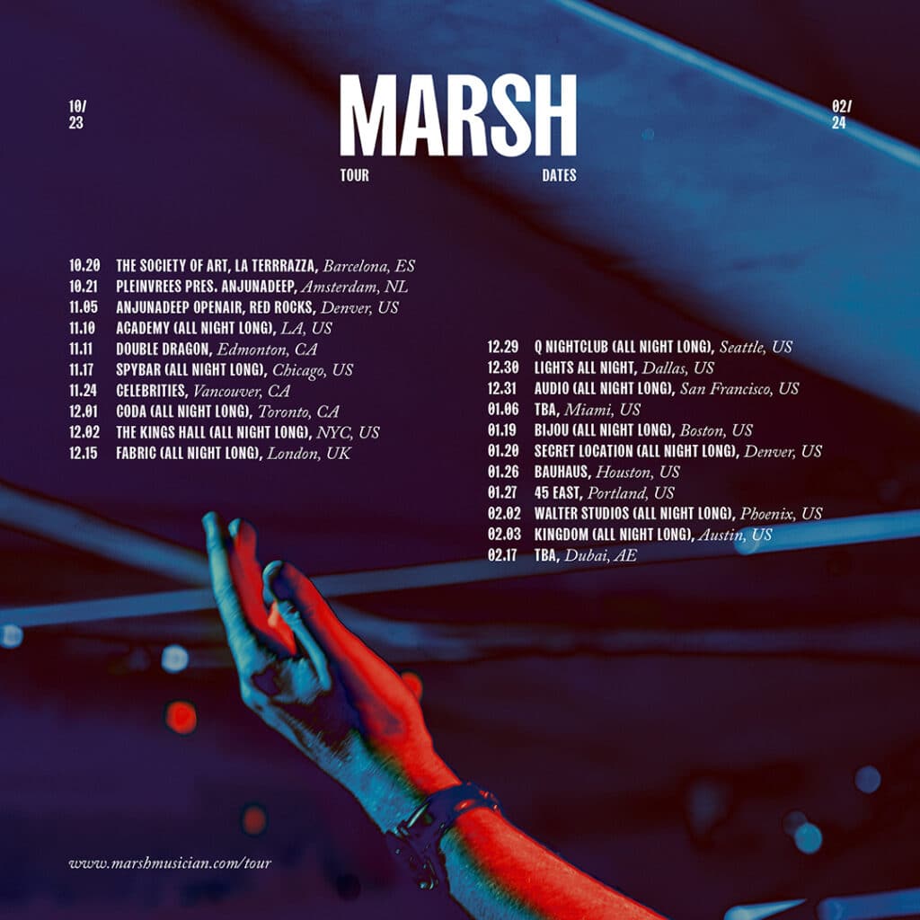 Marsh Fall-Winter dates and All Night Long