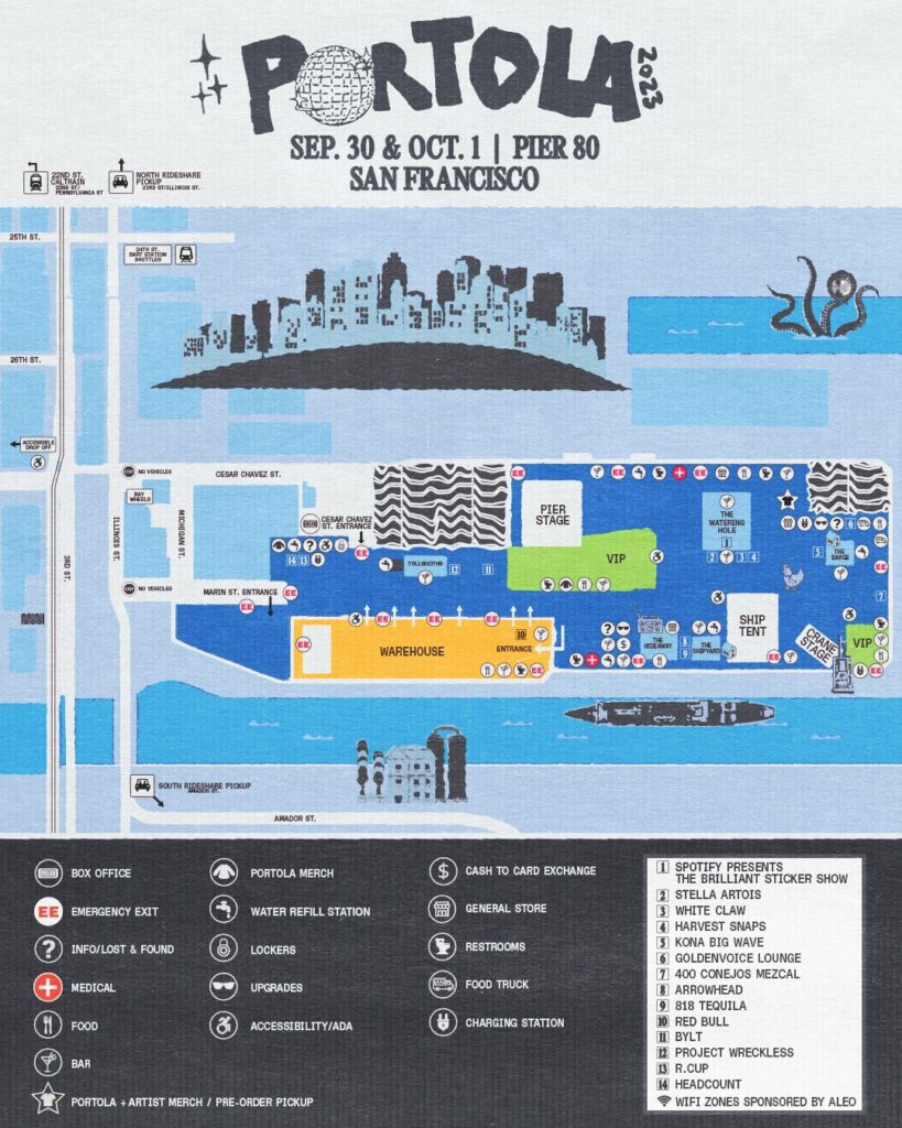 Portola Festival 2023 Set Times And Essential Info EDM Identity   Portola Map 819x1024 