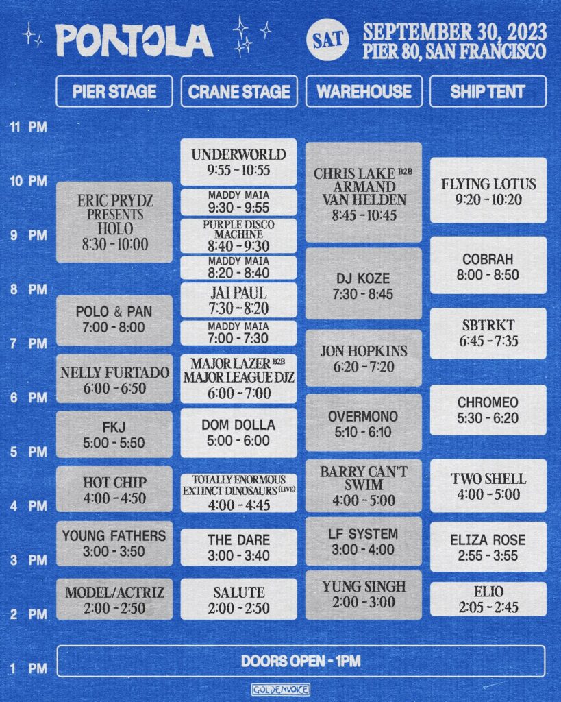 Portola Festival 2023 Set Times and Essential Info EDM Identity