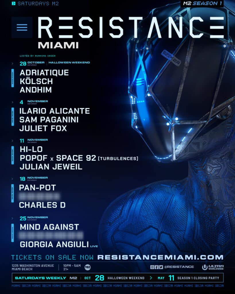 RESISTANCE Miami @ M2 Fall 2023 Lineup