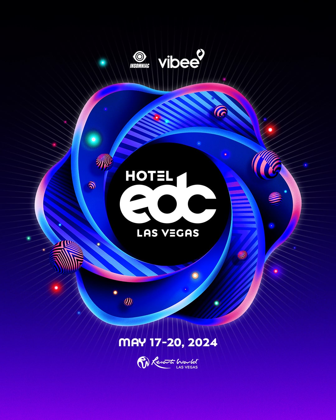 Insomniac and Vibee Announce Return of Hotel EDC EDM Identity
