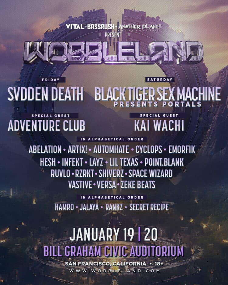 Wobbleland Unveils Mighty 2024 Lineup | EDM Identity