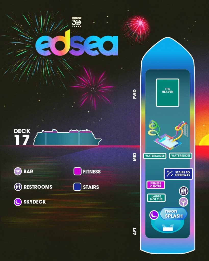 EDSea 2023 Deck Plan Map