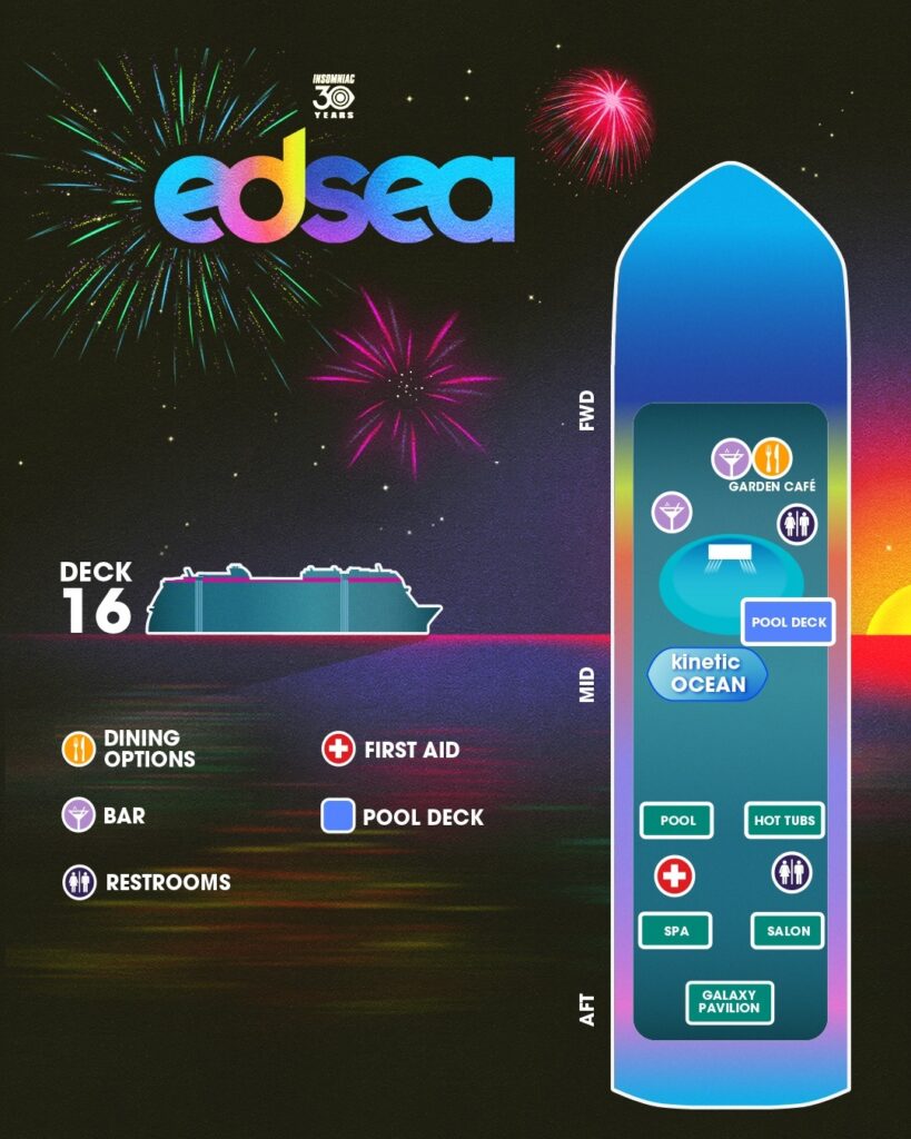 EDSea 2023 Deck Plan Map