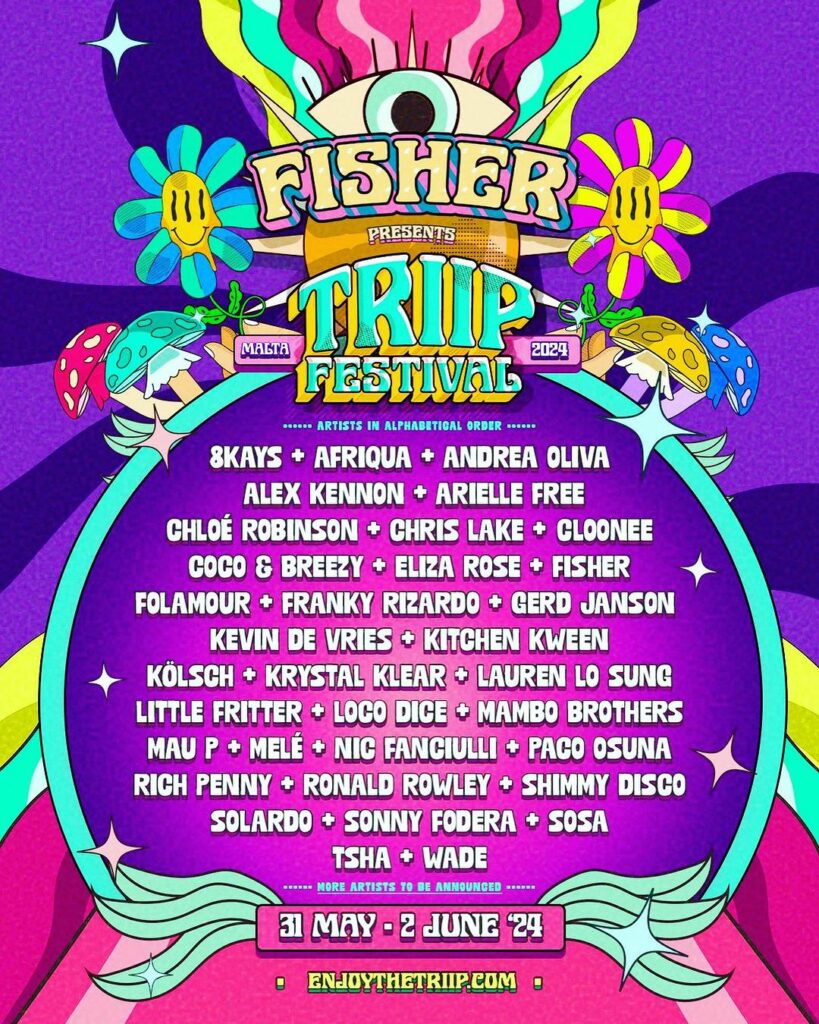 FISHER Presents TRIIP Festival 2024 - Lineup