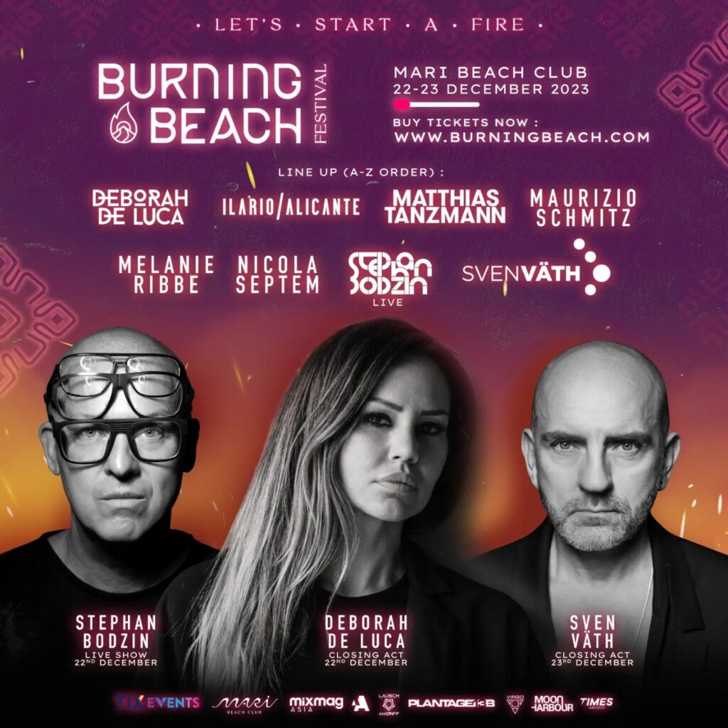 Burning Beach Festival 2023 Lineup