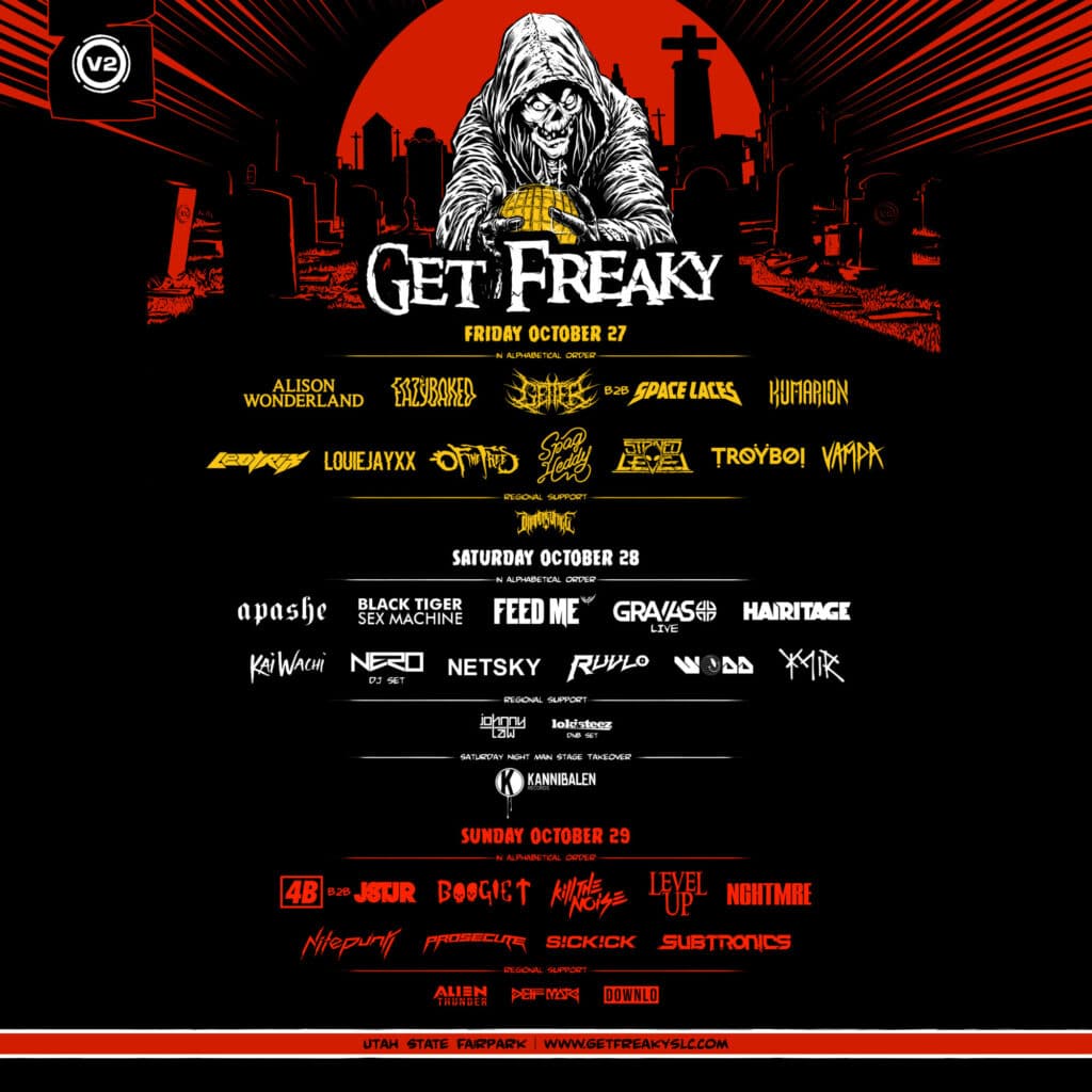 Get Freaky 2023 Lineup NEW