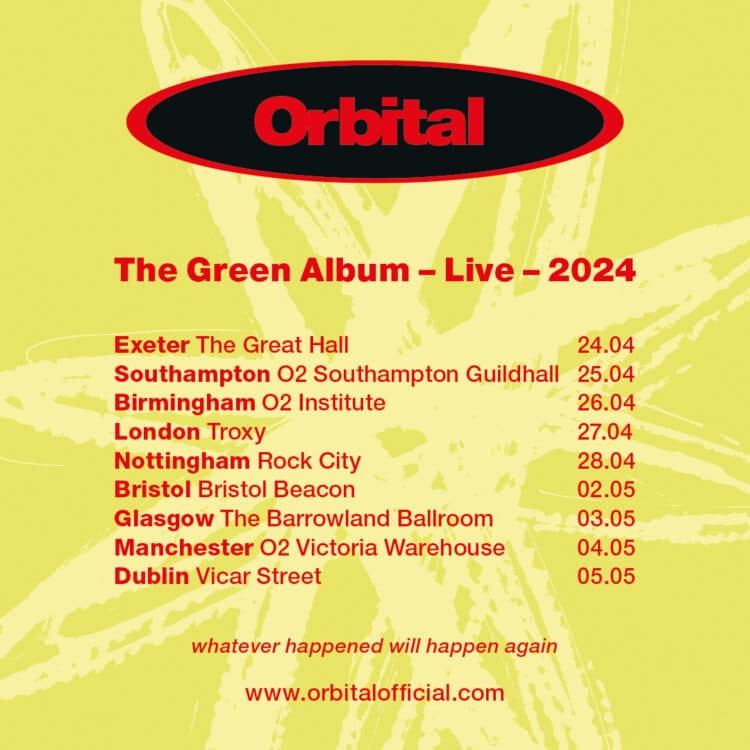 Orbital Announces Live Tour Playing 1991's 'The Green Album' EDM Identity