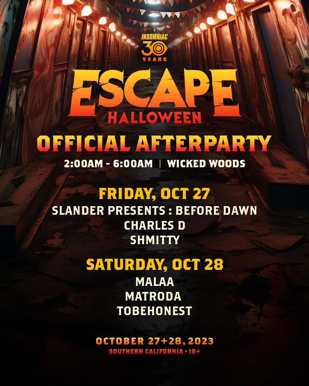 Escape Halloween Unveils Stage Lineups and Afterparty Info EDM Identity