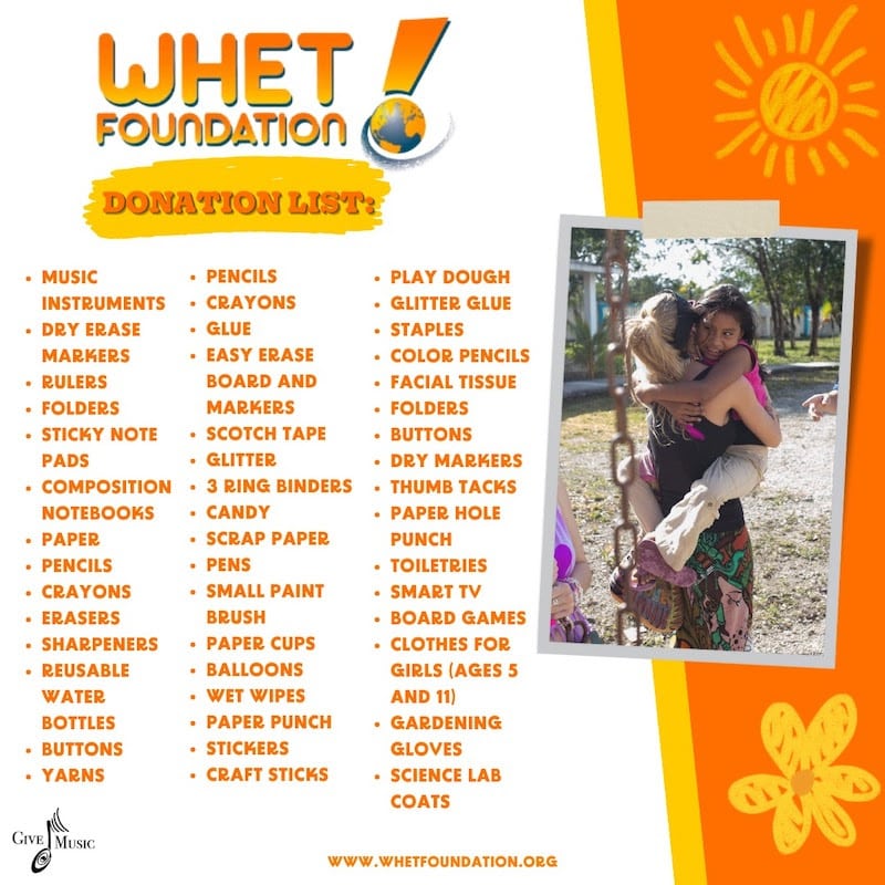 Groove Cruise Miami 2024 Whet Foundation Donation List