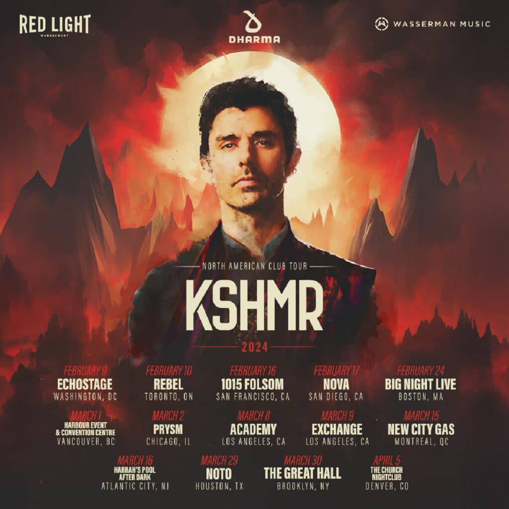 KSHMR North American Club Tour 2024 - Dates & Venues