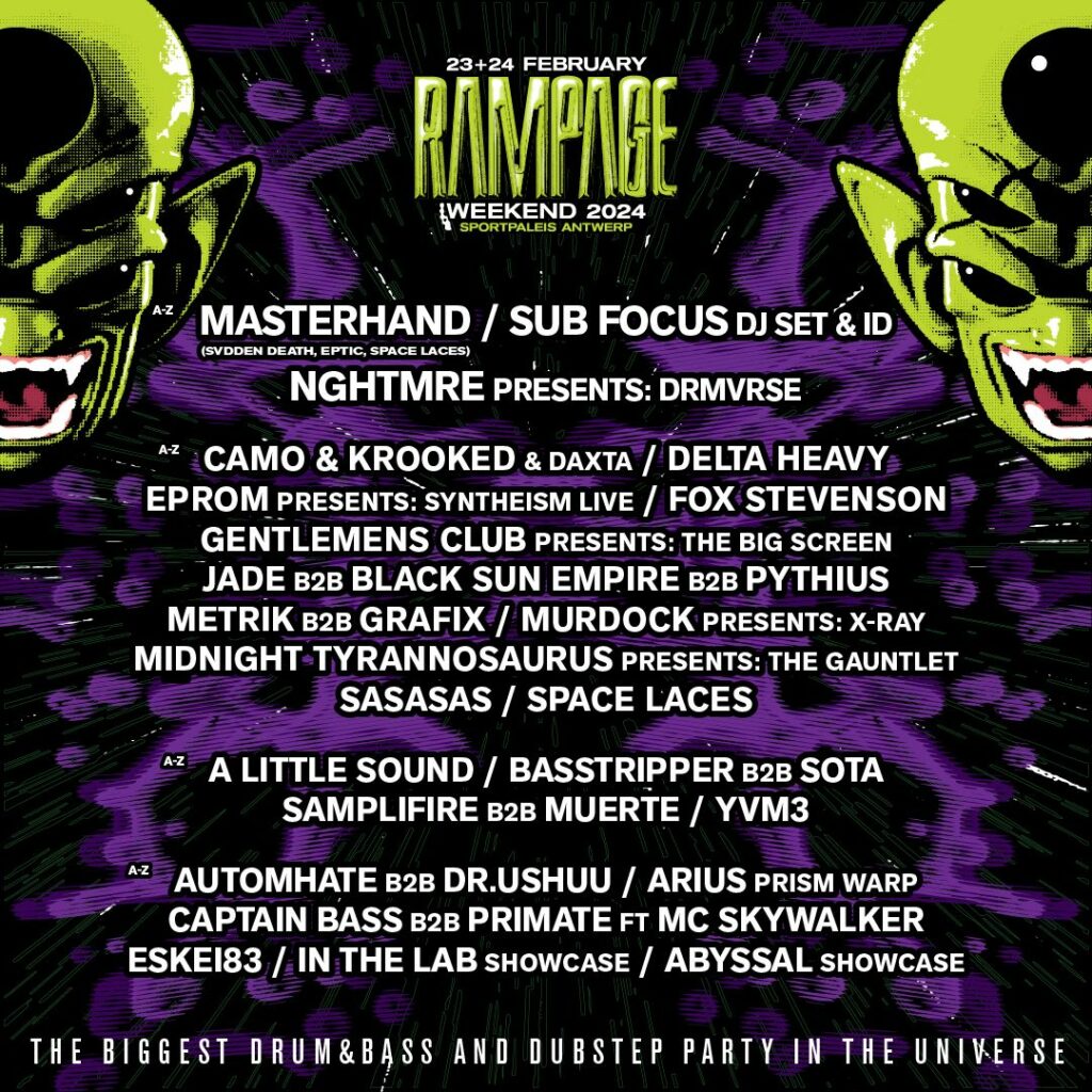 Rampage Weekend 2024 - Lineup