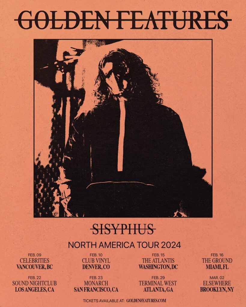 Golden Features Sisyphus North America Tour 2024 - Dates & Venues