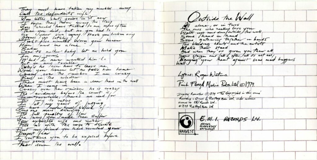 Liner Notes: Pink Floyd - The Wall