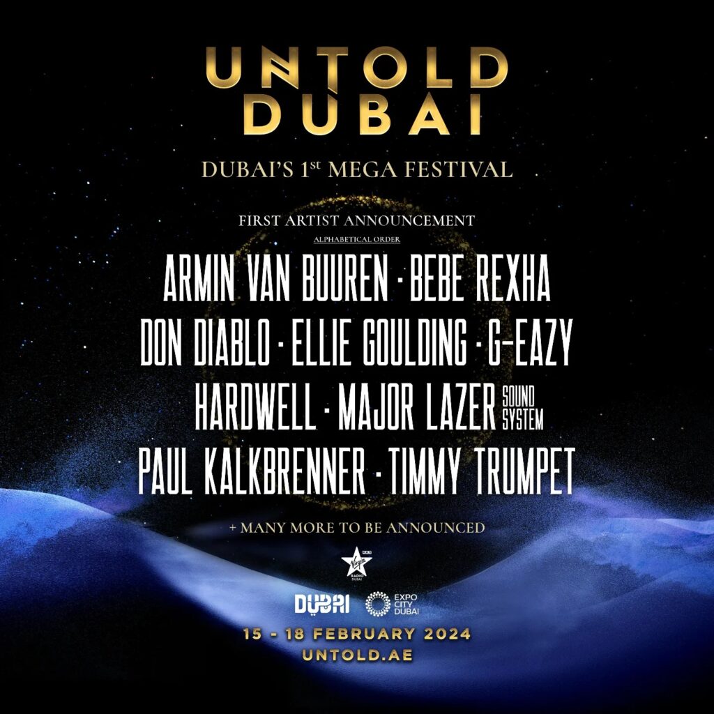 UNTOLD Dubai Drops First Artist Announcement for Debut Event | EDM Identity