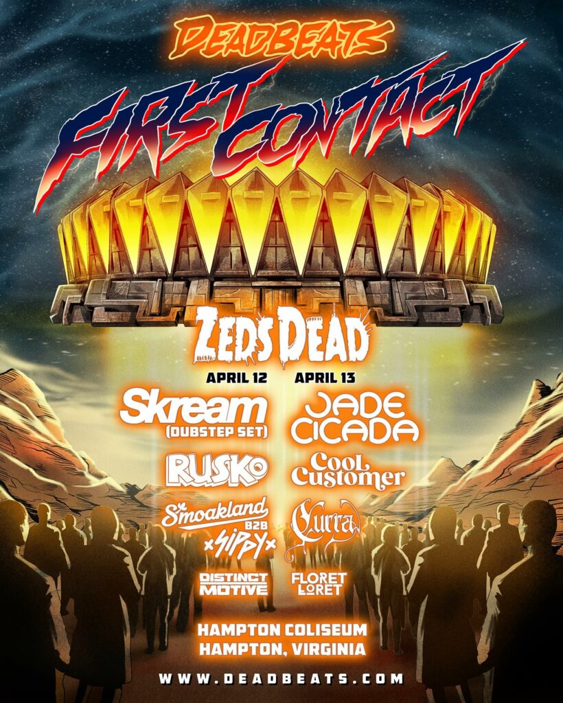 Zeds Dead Presents Deadbeats First Contact 2024 - Lineup