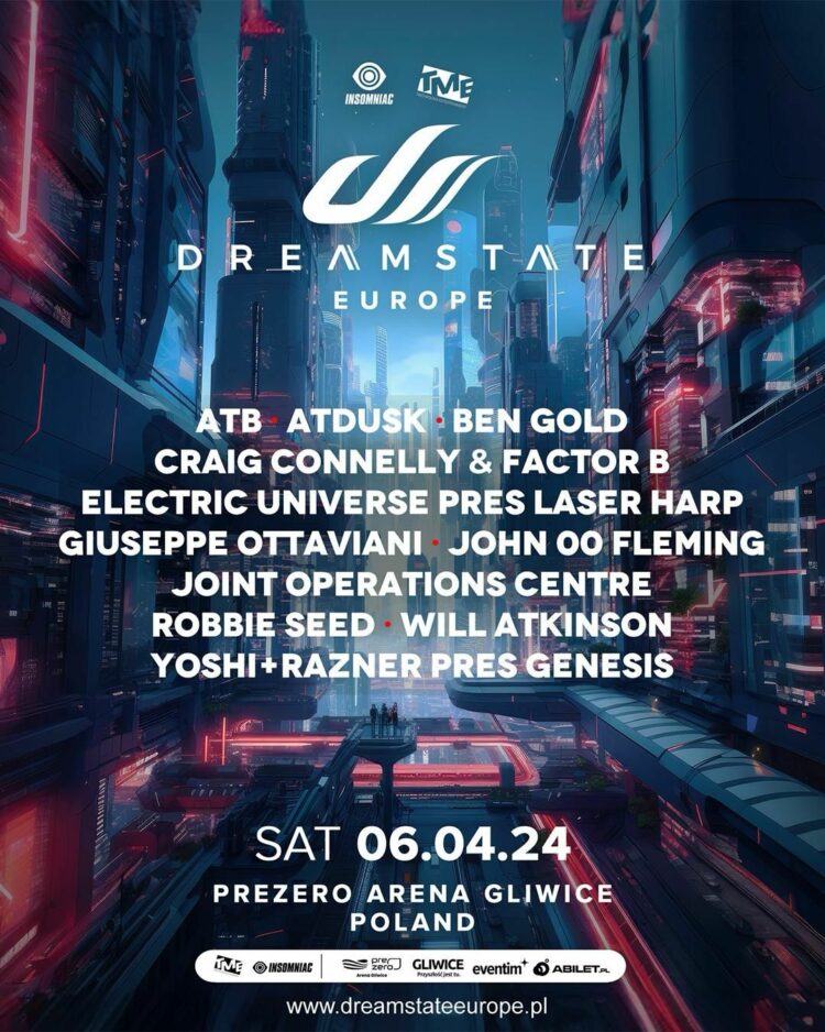 Dreamstate Europe Unveils PowerPacked Lineup for 2024 Edition EDM