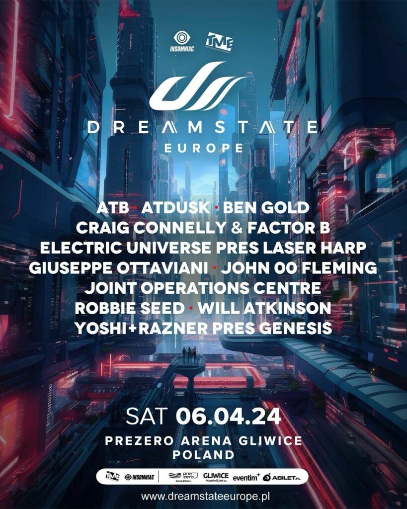 Dreamstate Poland Lineup 2024
