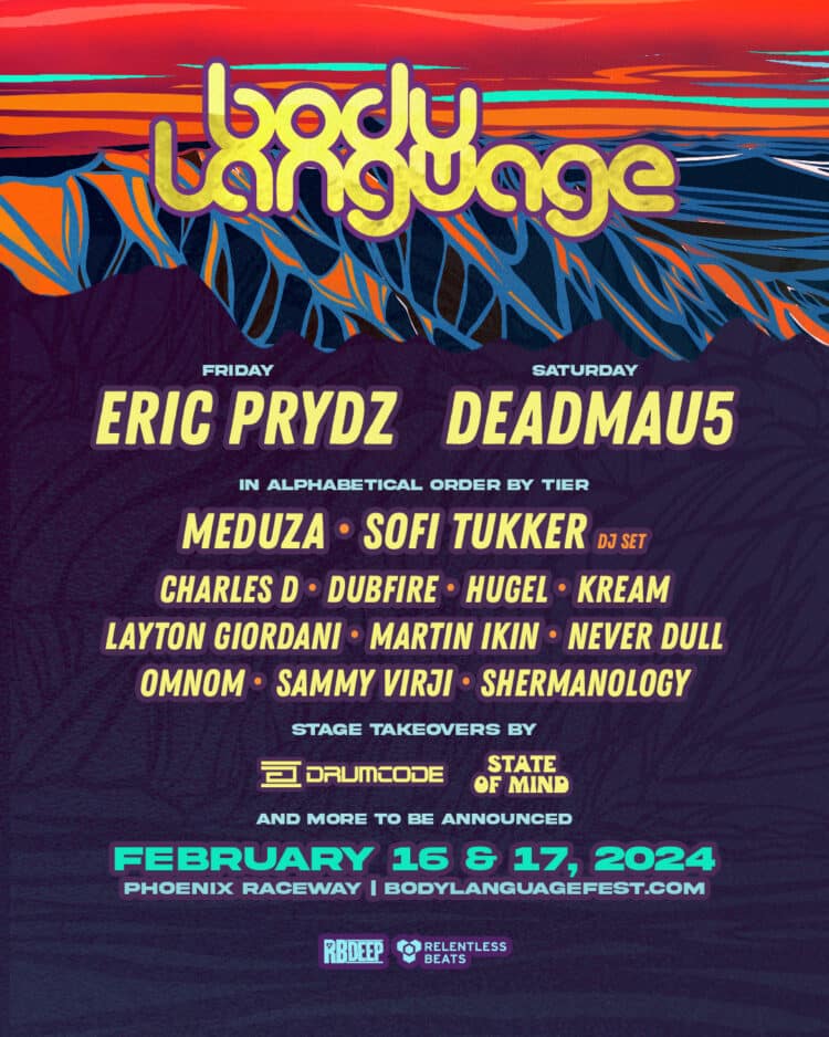 Eric Prydz And Deadmau5 To Headline Body Language 2024 EDM Identity   GBGE9PGWcAArw5J 750x938 