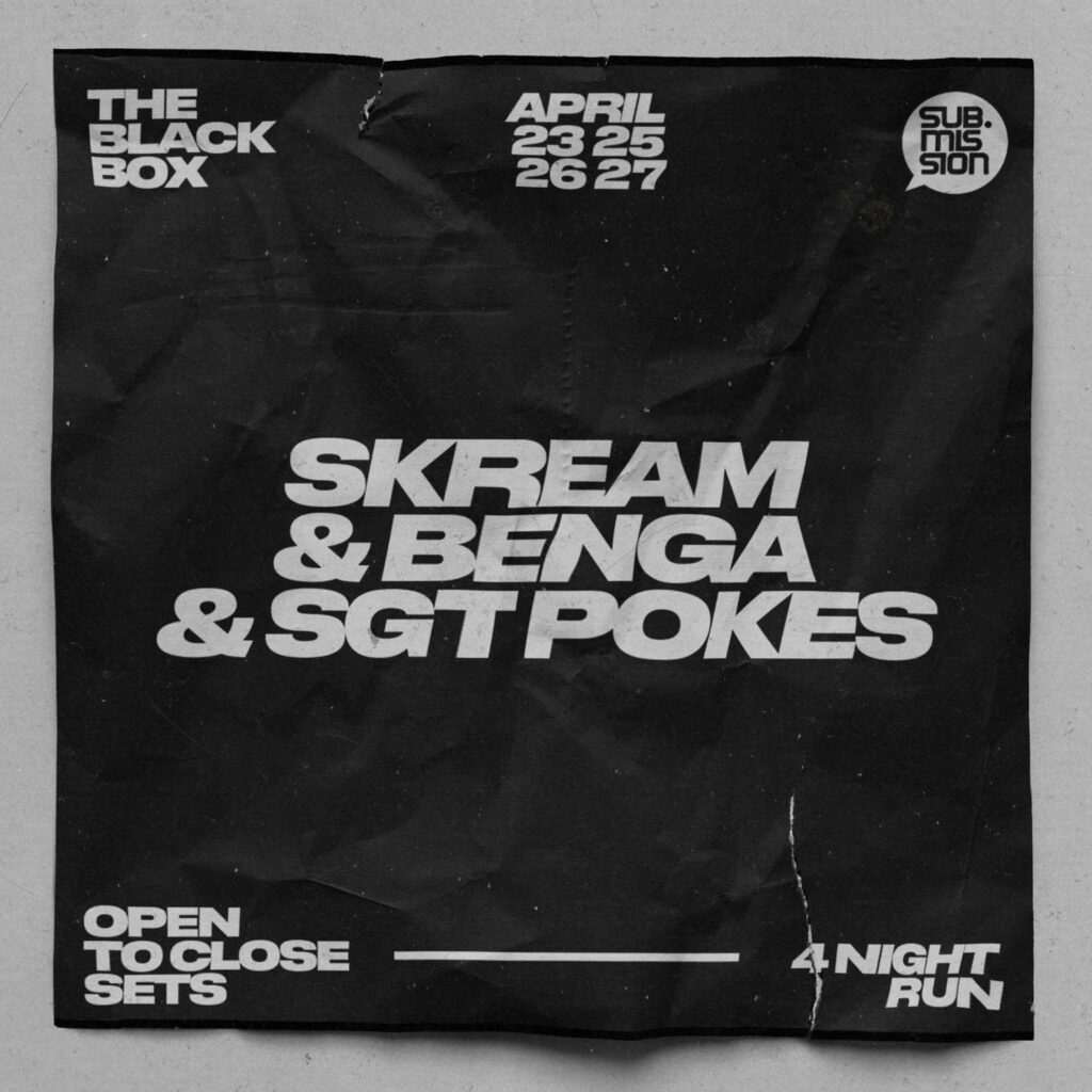 Skream, Benga, SGT Pokes at The Black Box Denver
