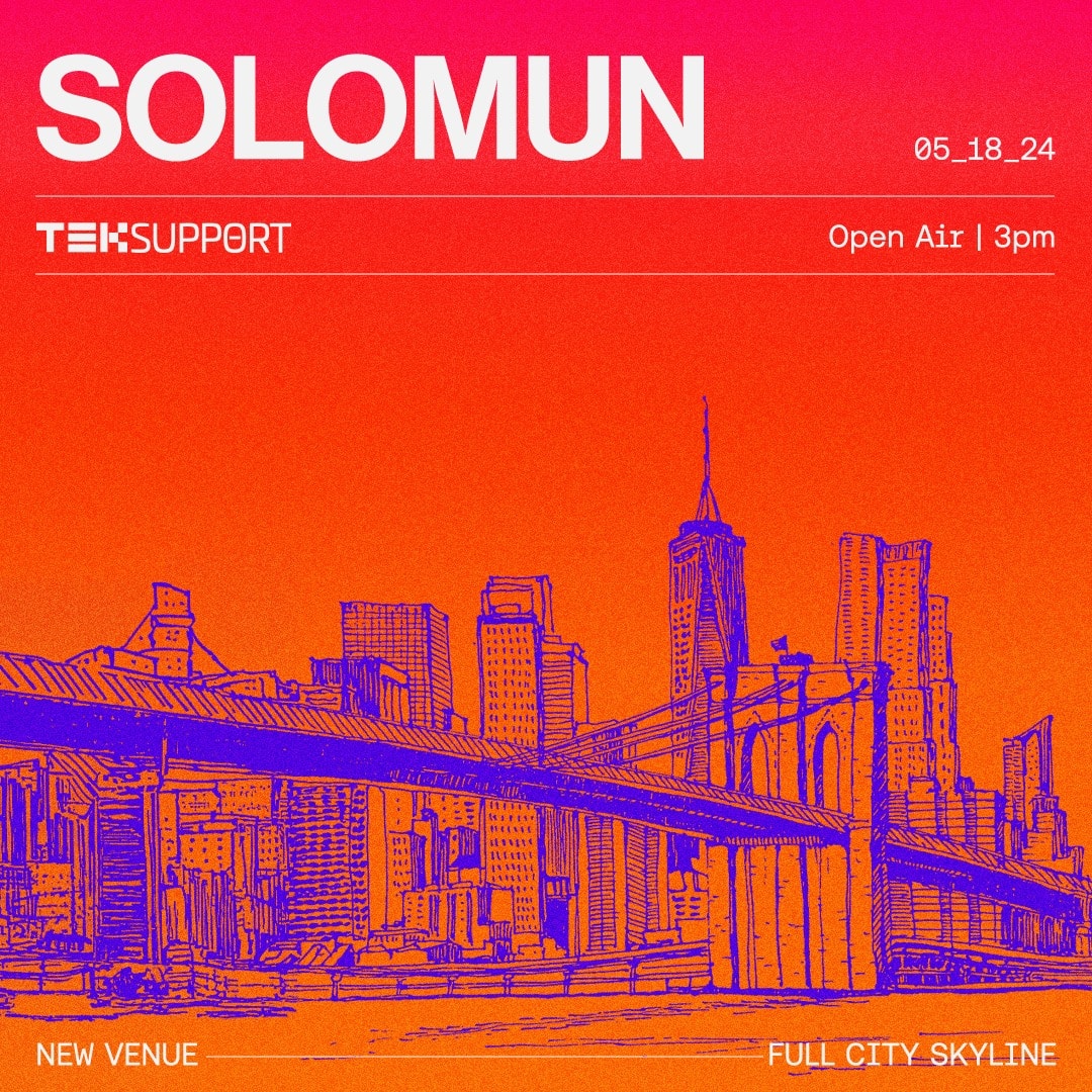 Teksupport Announces SolomunHeadlined Show at its Largest OpenAir Venue Yet EDM Identity