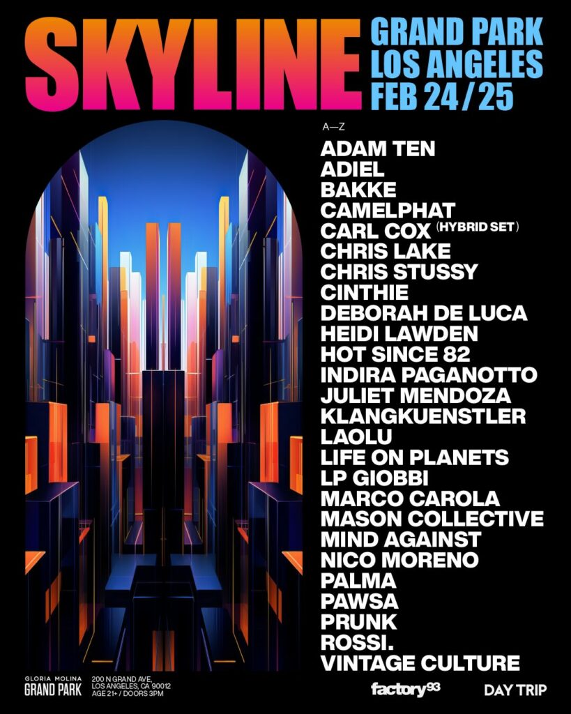 Skyline Los Angeles Releases Powerful 2024 Lineup EDM Identity   Skla 24 Mk Lu Full 1080x1350 R02 1 1 819x1024 