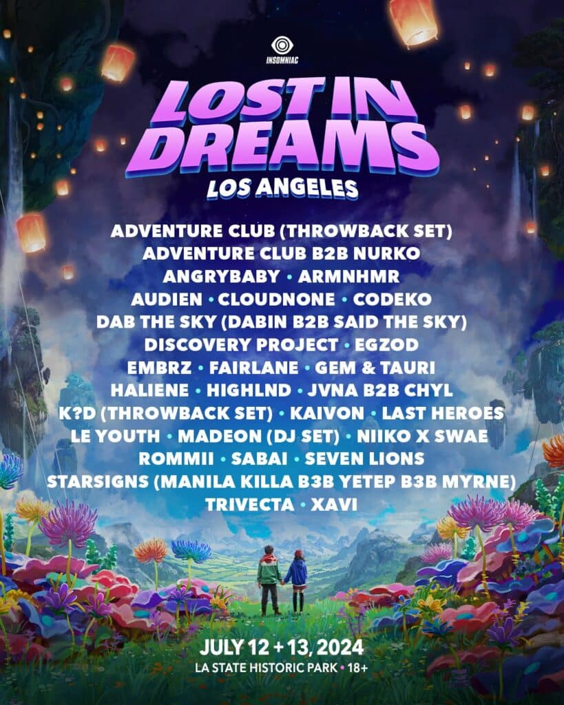 Lost In Dreams Los Angeles 2024 - Lineup