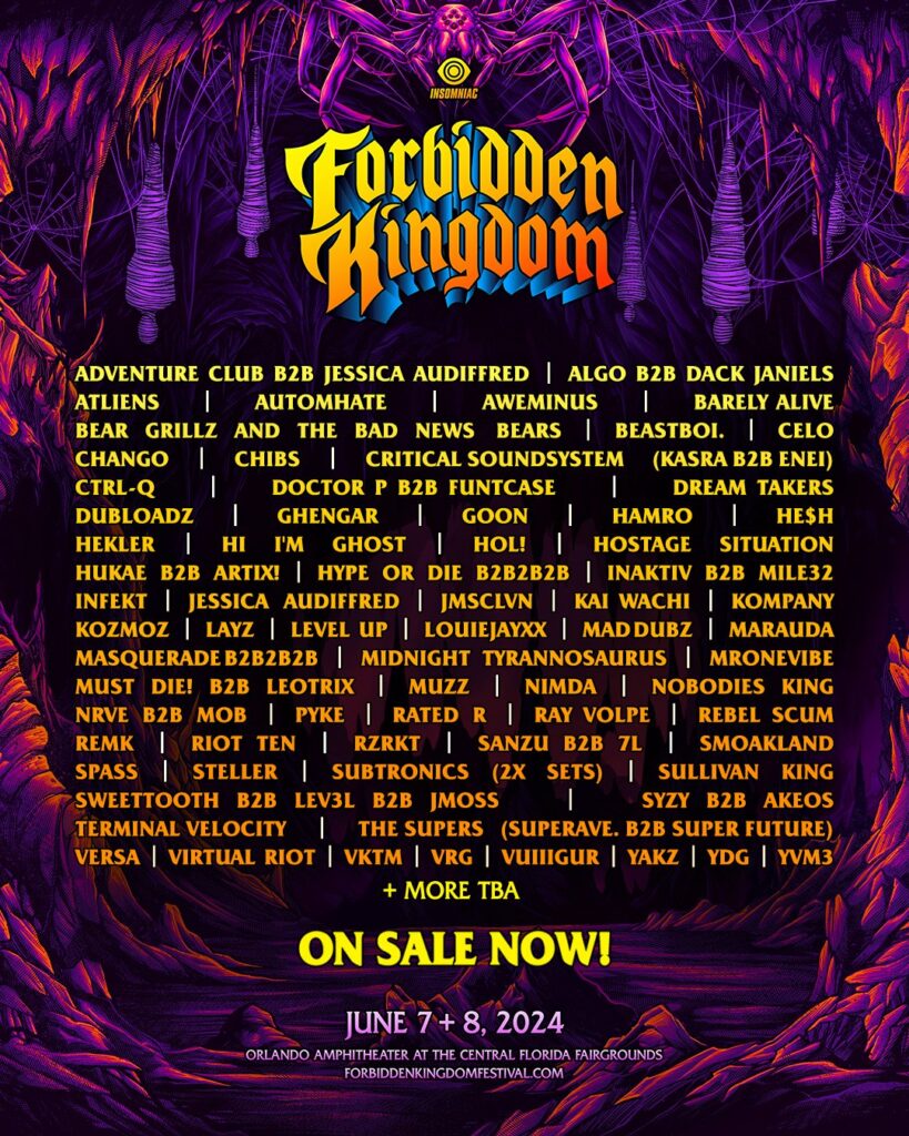 Forbidden Kingdom 2024 - Phase 1 Lineup