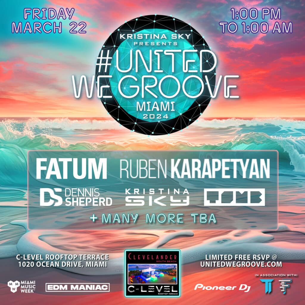 United We Groove Miami 2024 - Phase 1 Lineup