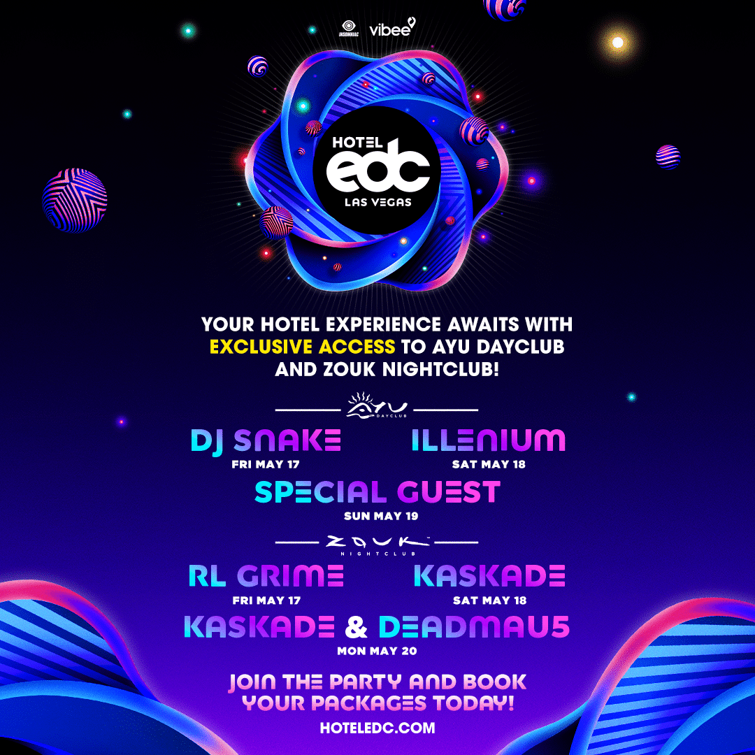 Insomniac Reveals Lineup for Hotel EDC 2024 EDM Identity