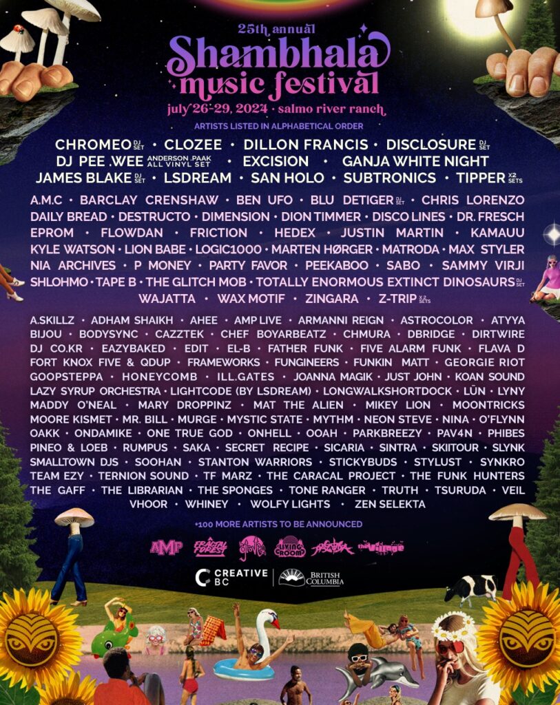 Shambhala Music Festival 2024 Lineup