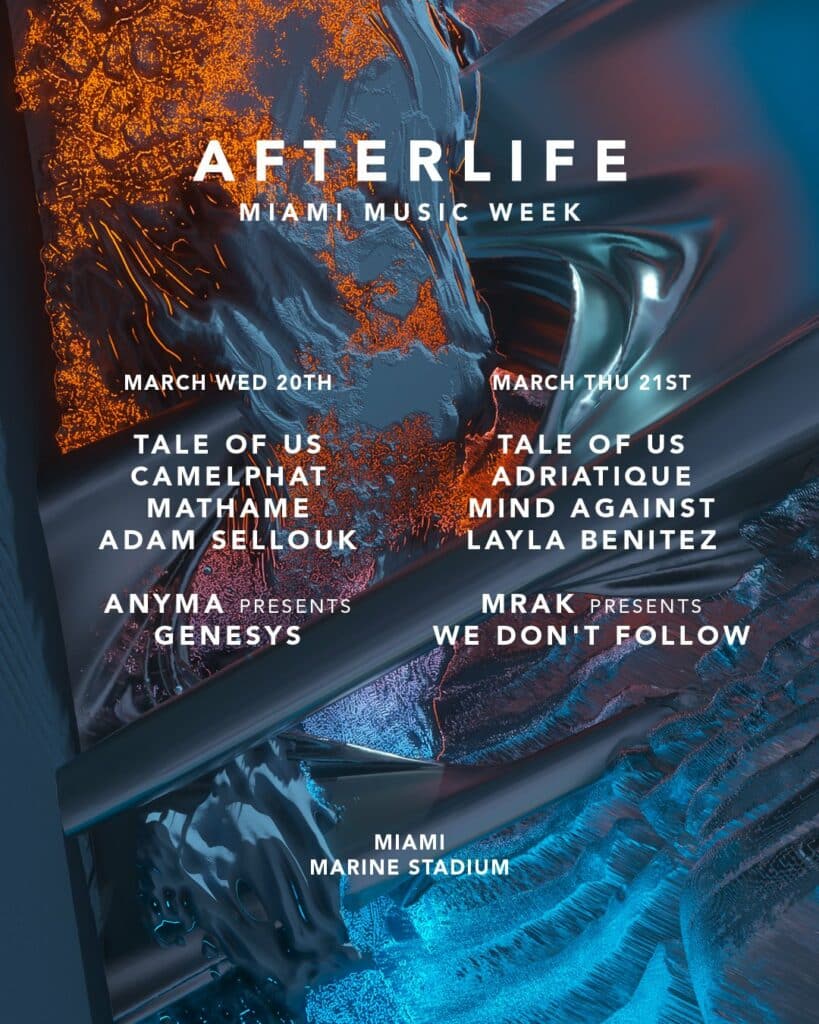 Afterlife Miami 2024 Lineup