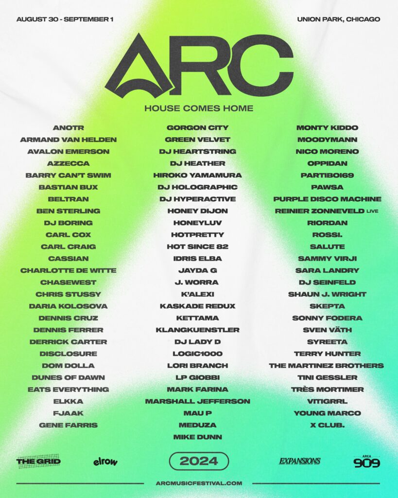 ARC Music Festival 2024 Lineup