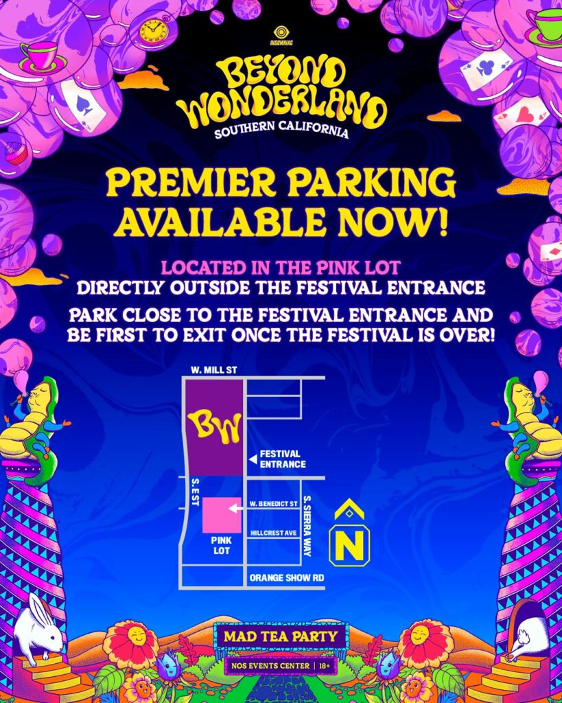 Beyond Wonderland SoCal 2024 Parking Info
