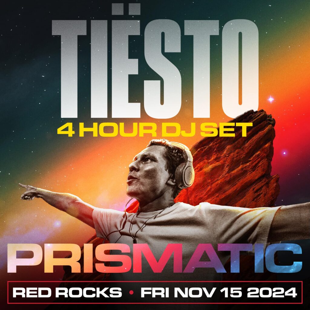 Tiësto Prismatic Red Rocks Amphitheatre