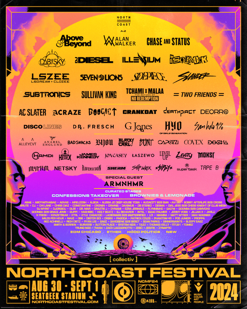 North Coast Music Festival 2024 Phase 2 Lineup