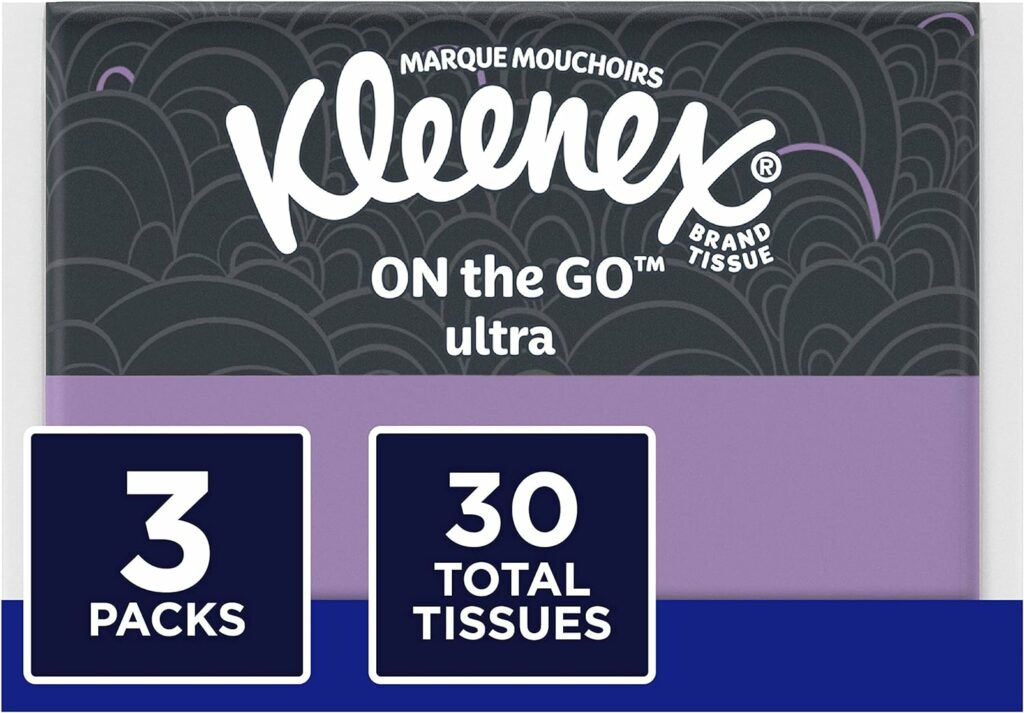 festival bag essentials Kleenex