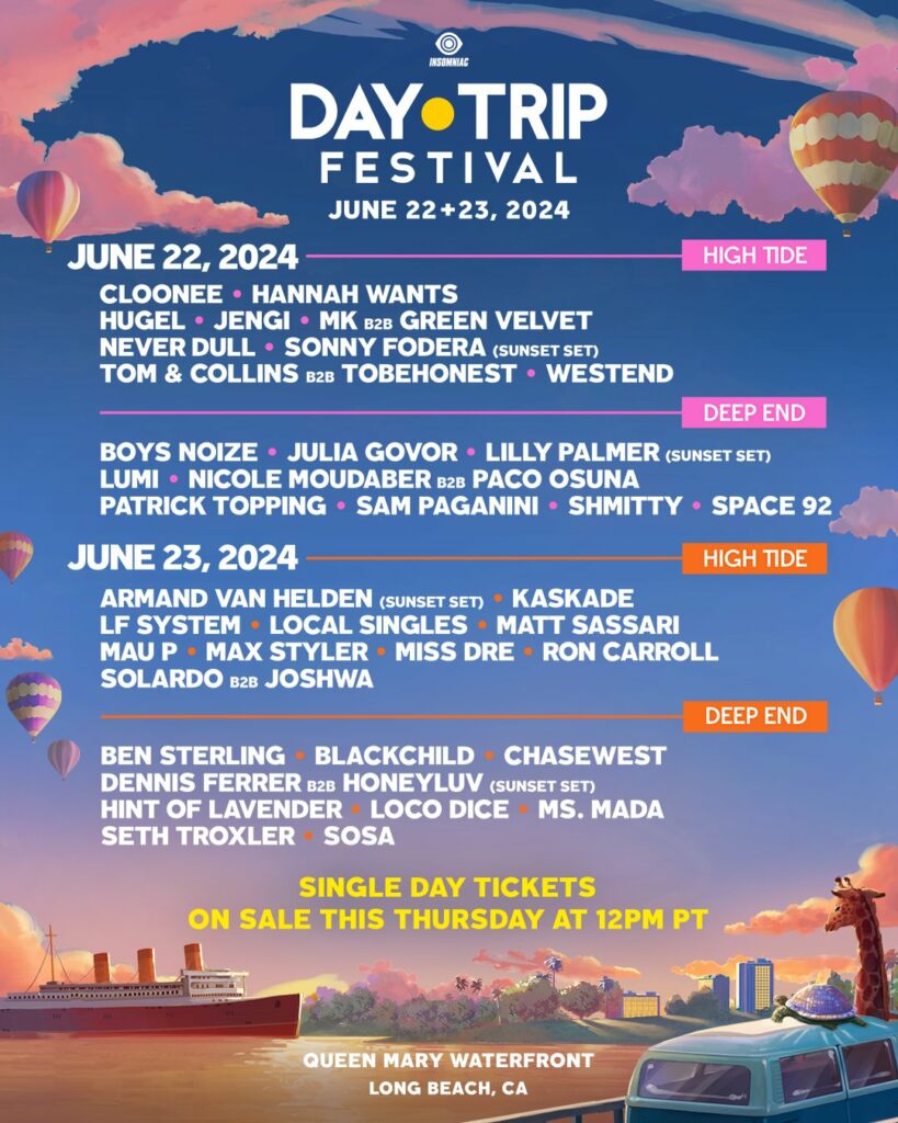 Day Trip Festival 2024 - Lineup