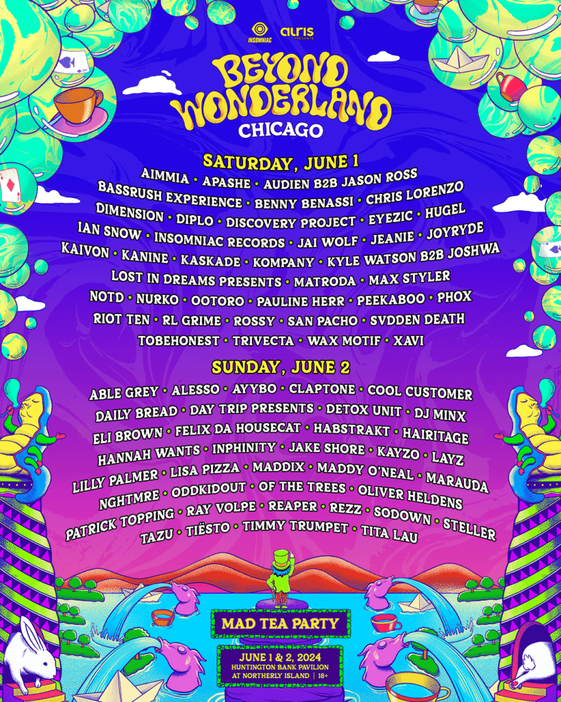 Beyond Wonderland Chicago Unveils Daily Lineups EDM Identity