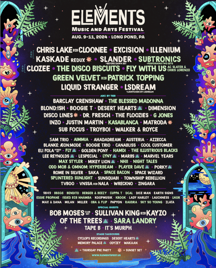 Elements Festival 2024 - Phase 2 Lineup