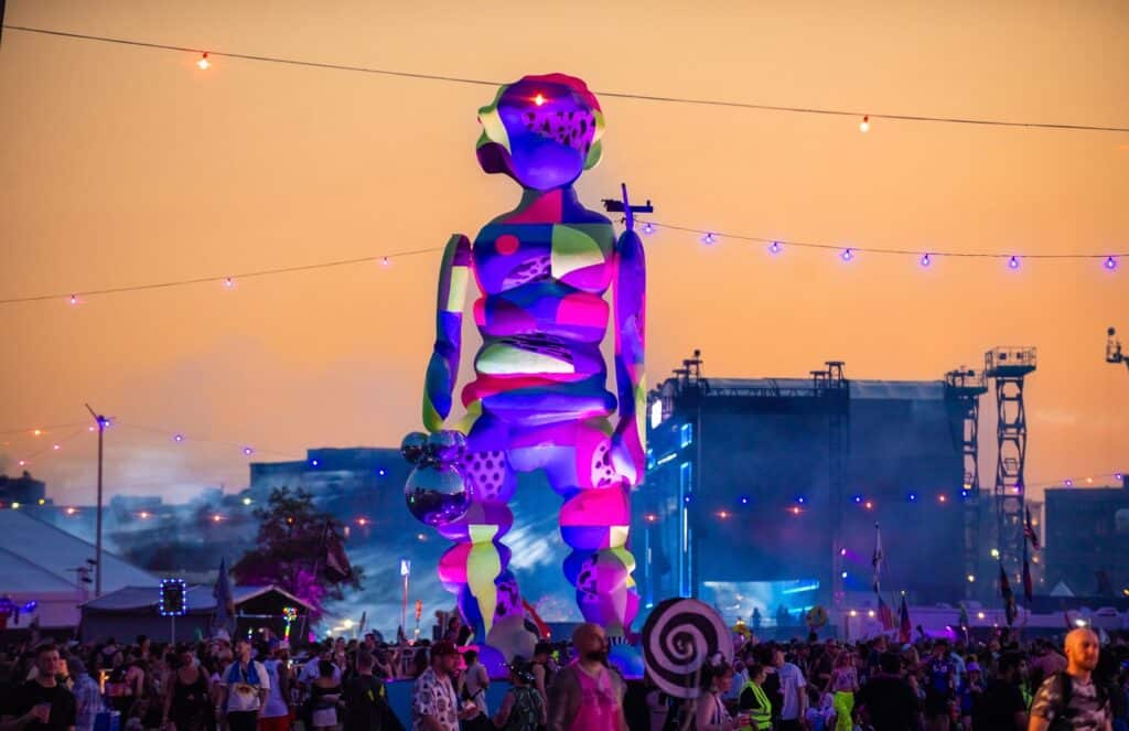 Electra Statue at Project GLOW 2024