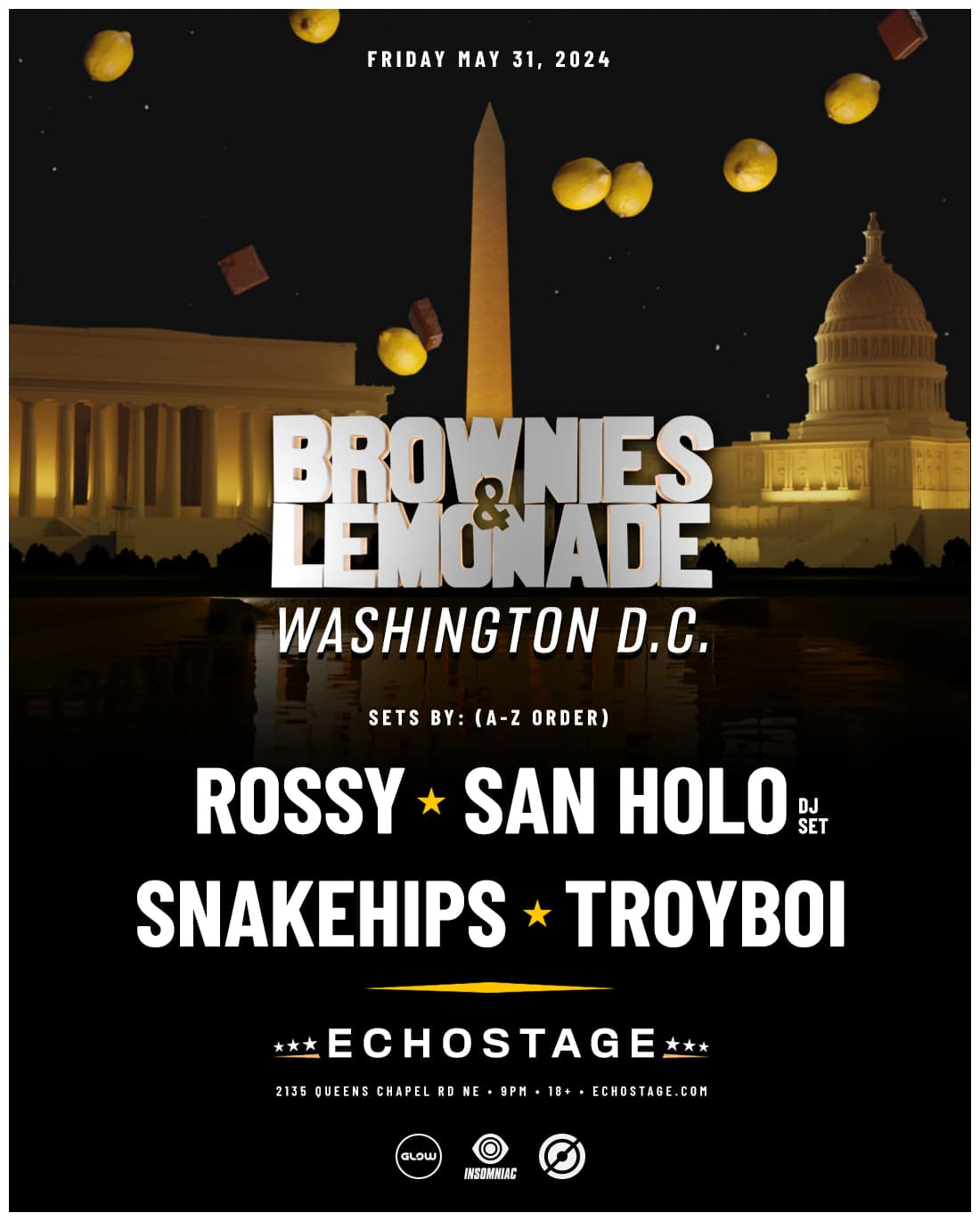 Brownies & Lemonade Share Headliners for Echostage Event in Washington, DC EDM Identity